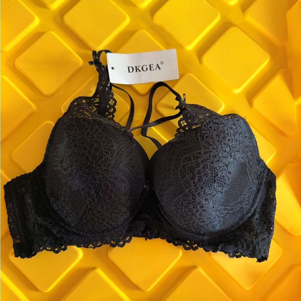Elegant Black Lace Bra